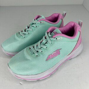 Avia Girls Avi-Factor Green Lightweight Mesh Lace Up Size 3 Running Shoes